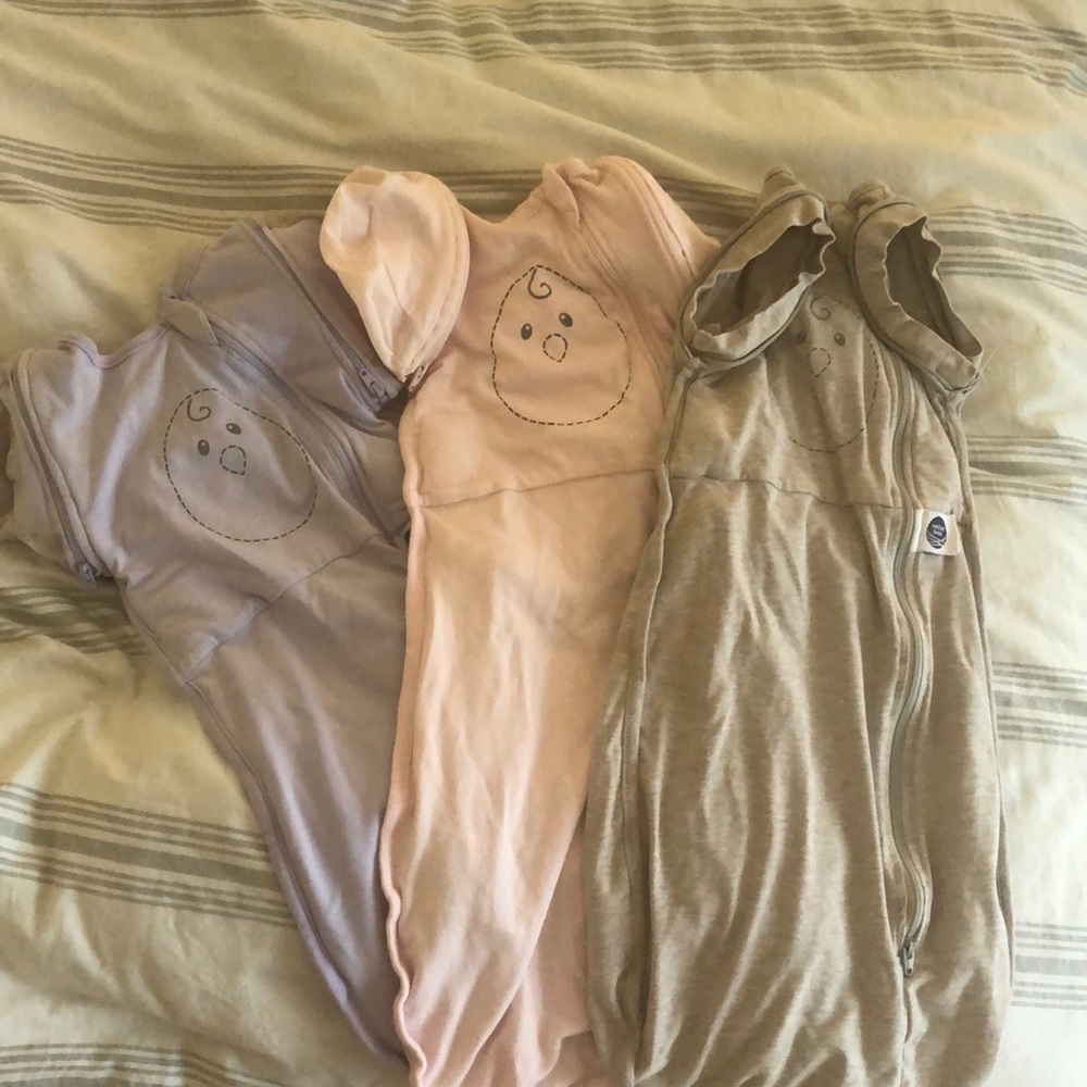 3 nested bean sleep sacks zen one swaddles size small